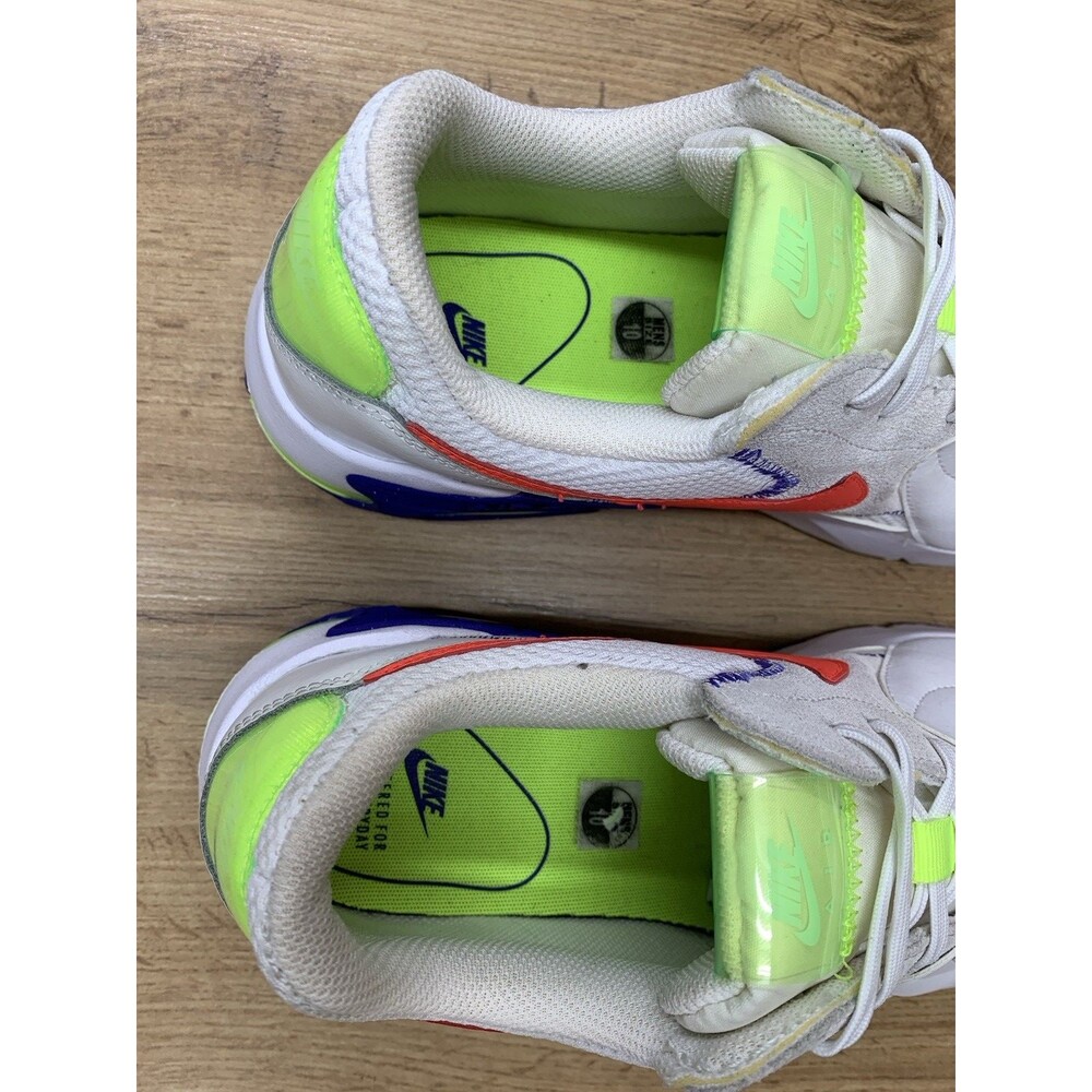 Nike Air Max Excee White Indigo Burst Volt Bright Crimson Men's Size 10 DD2985-1 - Picture 11 of 12